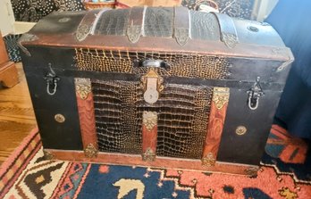 Another  Steamer Trunk - Not Sure Of Age But It Looks Great!!