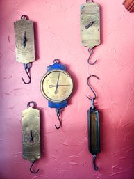 Beautiful Collection Of Cast Iron And Brass Milk Scales