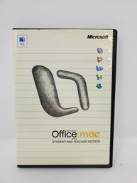 Microsoft Office Student 2004 For Apple Mac Computer Software Disk And Product Keys