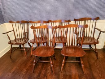 Drexel Heritage Windsor 'Fan Back' Windsor Dining Chairs - Set Of 6 Total 2 Armed /4 Armless