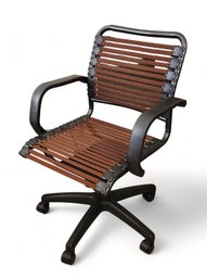 Near New Black Office Desk Chair With Bungee Straps