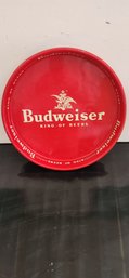 Vintage Tin Budweiser Advertising Tray