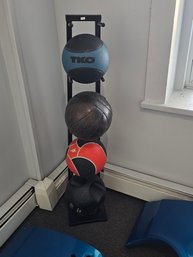 Exercise Medicine Balls And Stand