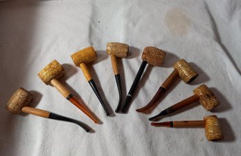 Vintage Lot Corn Cob Pipes