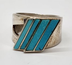 Jay King Sterling Silver Red Skin Turquoise Ring