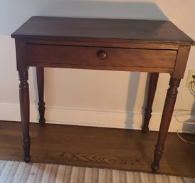 Vintage Side Table With One Drawer