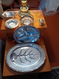 6 Piece Silverplate Rogers & Bros, Forbes, Gorham, Reed & Barton, Avon/Italy