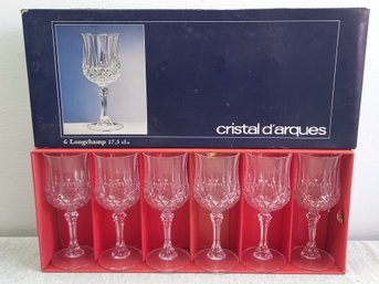 Cristal D'arques 17.5 Cl Longchamp Stemmed Glasses