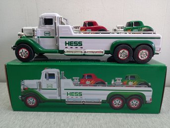 Hess Flatbed Truck With Hot Rods Toy Model #2