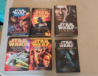 6 Hardcover Star Wars Novels By James Luceno