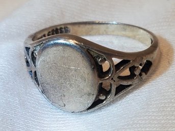 Sterling Silver Size 8 LIND Ring ~ 2.67 Grams