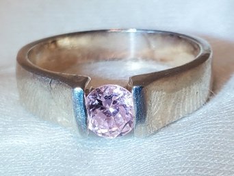 Sterling Silver Size 7 Spectacular CZ Ring ~ 4.00 Grams