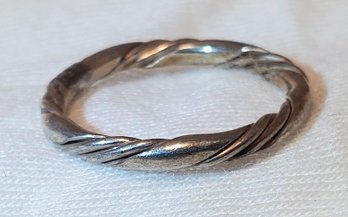 Sterling Silver Size 6 Twist Ring ~ 1.68 Grams