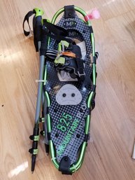 1 Of 2 - New Never Used - Yukon Charlies Snow Shoes W/poles - 825 Size (no Bag)