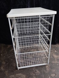 Wire Storage Bin Rack