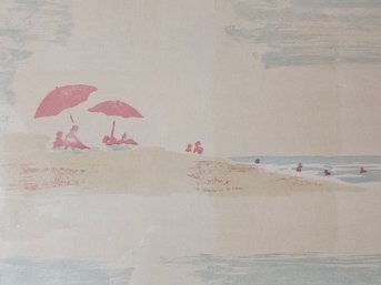 Original Lithograph, 'Picnic,' Signed By Artist