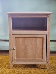 Blond Wood Nightstand