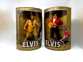 Two Collectible Elvis Dolls, 'Thank You Very Much'