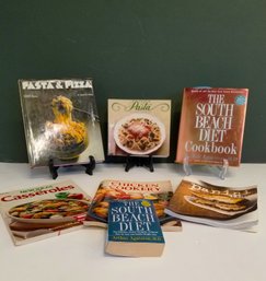 Great Selection Of 7 Cookbooks: South Beach Diet, Chicken, Panini's And More!