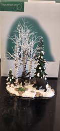 Department 56 Christmas Village Collection Accessories ( Bears In The Birch)