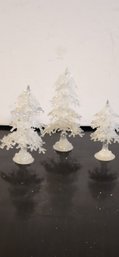 Department 56 Christmas Village Collection Accessories ( Icy Trees )