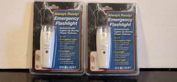 2 Brand New Emergency Flashlights