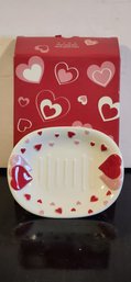 Brand New Ceramic Heart Soap Dish