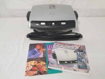 George Foreman Grill With Recipe Booklets & Drip Trays