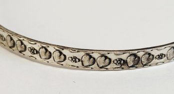 Vintage Sterling Silver Bangle Bracelet