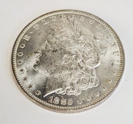 Super Uncirculated 1885-o Morgan Silver Dollar (138 Years Old)