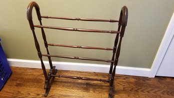 Lightweight, Wooden Blanket Rack