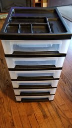 Plastic Rolling Craft Cart