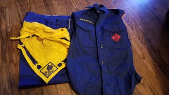 Vintage Royal Blue Complete Cub Scouts Uniform