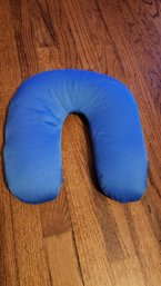 Blue Foam Beads Travel Neck Pillow