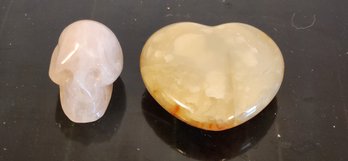 Marble Heart And Marble Skull