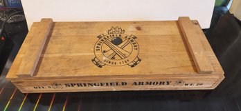 Springfield Armory Wooden Gun Crate