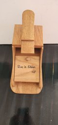 Wooden Shoeshine Box