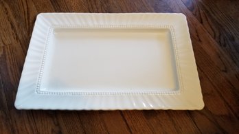 White Rectangle Serving Platter