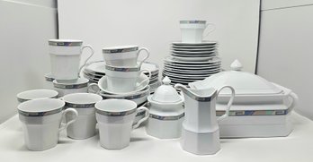 Partial Set Of Christopher Stuart Dish Ware, 50 Pieces