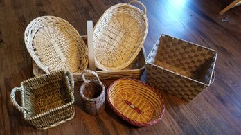 Set Of 7 Assorted Baskets