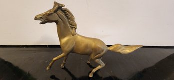 Vintage Solid Brass Horse