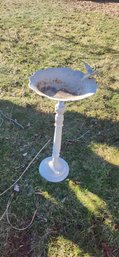 Vintage Cast Iron Birdbath