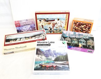 Great Selection Of Six Jigsaw Puzzles: 500 & 1000 Pieces