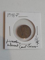 1948 P Lincoln Wheat Cent (error) 203