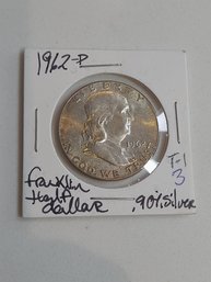 1962 P Franklin Half Dollar .90 Silver 232