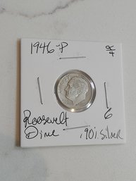 1946 P Roosevelt Dime .90 Silver 233