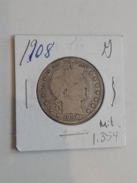 1908 Half Dollar 234