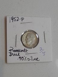 1952 P Roosevelt Dime .90 Silver 240