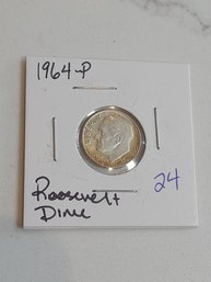 1964 P Roosevelt Dime 251