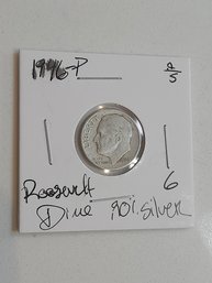 1946 Roosevelt Dime .90 Silver 252